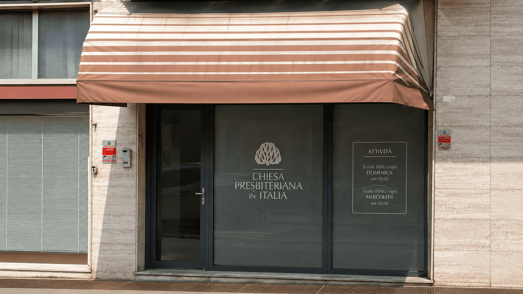 Esterno della Chiesa Presbiteriana di Legnano
